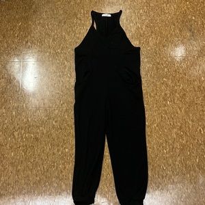 black jumpsuit
